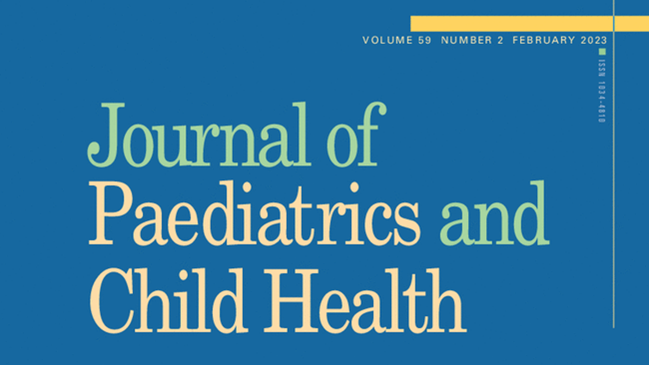 Journal of Pediatrics and Child Health