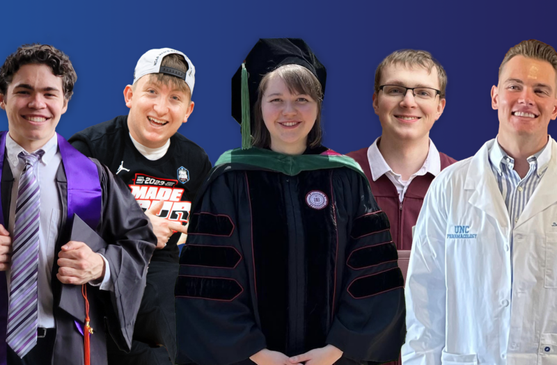 RARE Scholars program alumni Scott Cavanagh, Carson Cook, Olivia Cummings, Josh Eckerman and Blaide Woodburn