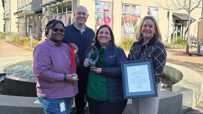 SRC Employees Celebrating the Heart of Marin Award
