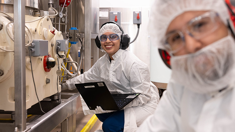 Image of employees at work